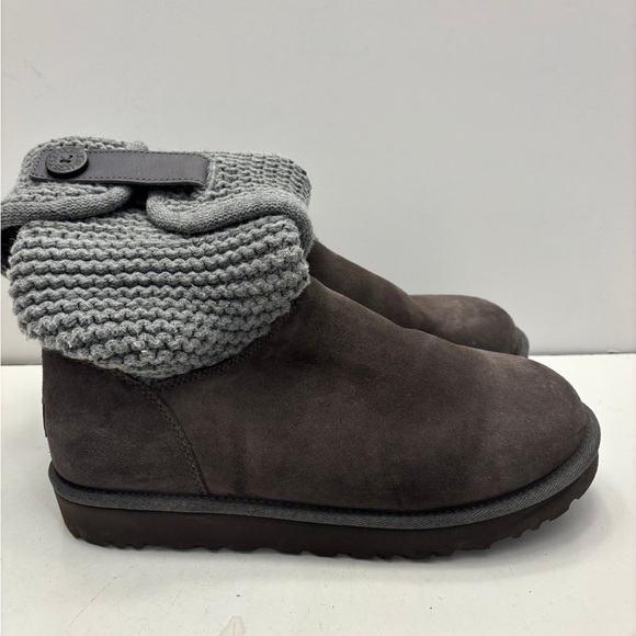 UGG Shaina Knit Suede Boots - Picture 2 of 9